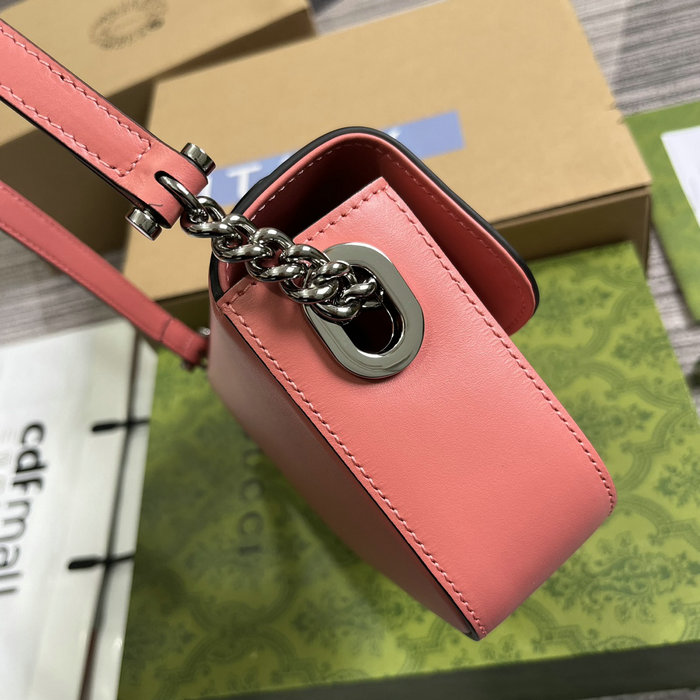 Gucci Petite GG Mini Shoulder Bag 739722 Pink