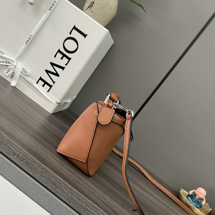 Loewe Classic Calfskin Mini Puzzle Bag L062312 Brown