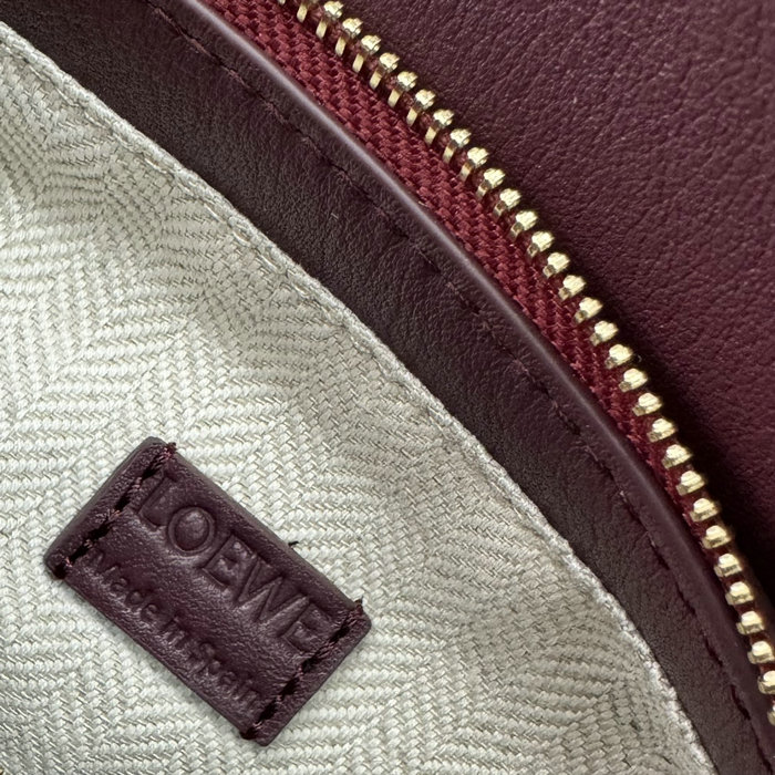 Loewe Classic Calfskin Mini Puzzle Bag L062312 Burgundy