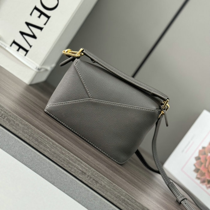 Loewe Classic Calfskin Mini Puzzle Bag L062312 Dark Grey