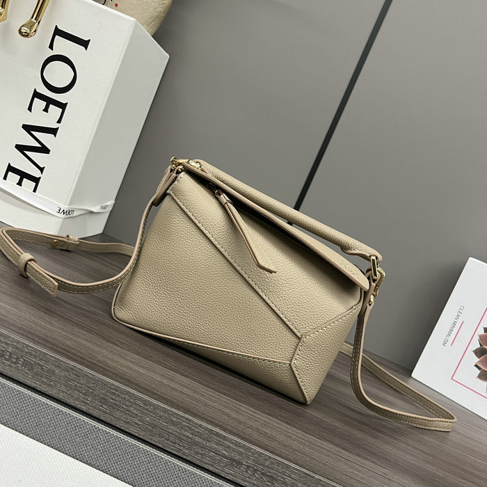 Loewe Classic Calfskin Mini Puzzle Bag L062312 Grey