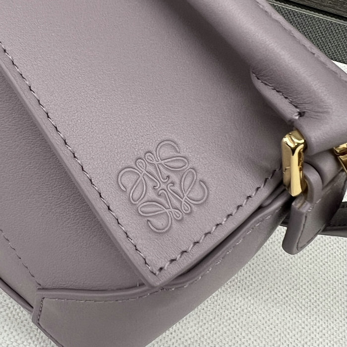 Loewe Classic Calfskin Mini Puzzle Bag L062312 Purple