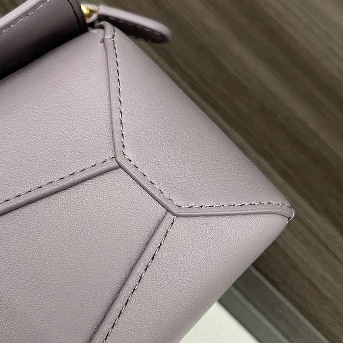 Loewe Classic Calfskin Mini Puzzle Bag L062312 Purple