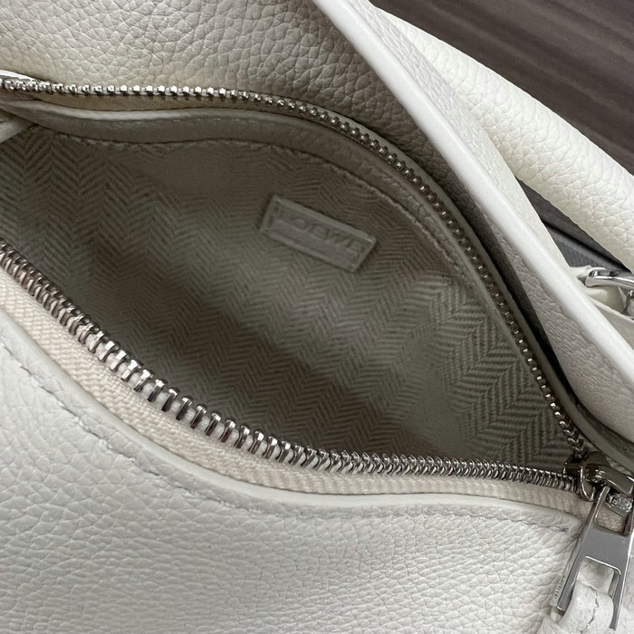 Loewe Classic Calfskin Mini Puzzle Bag L062312 White