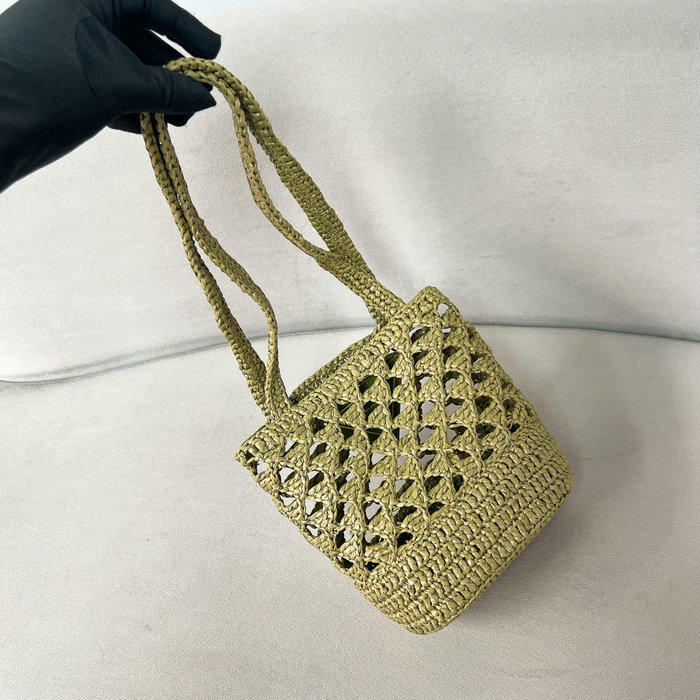 Prada Crochet tote bag 1BG494 Green