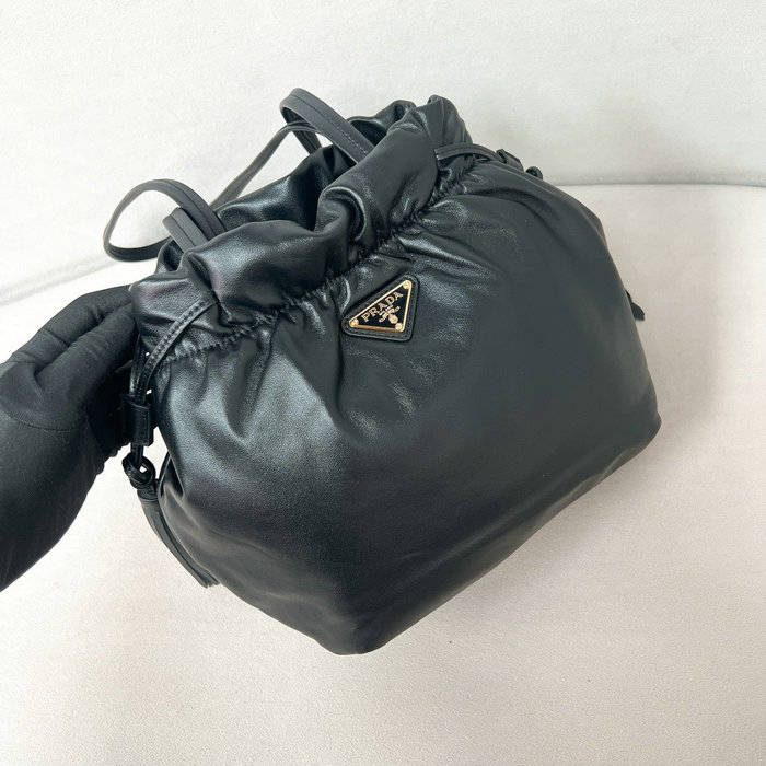 Prada Lambskin Shoulder Bag1BG541 Black