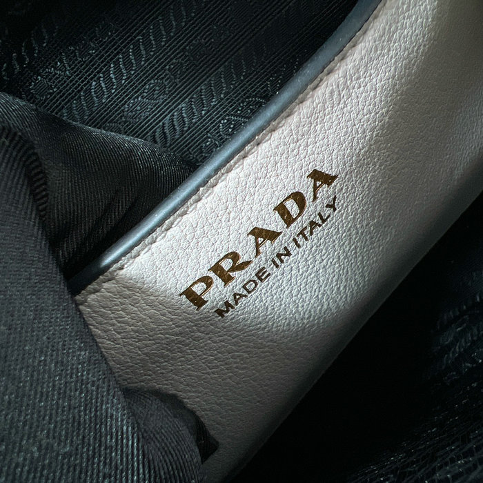 Prada Leather Handbag 1BA451 White