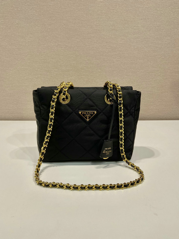 Prada Re-Edition 1995 Chain Re-Nylon tote bag 1BG468 Black