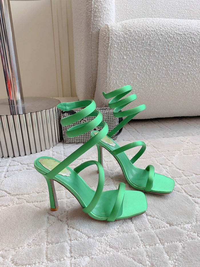 Rene Caovilla Satin Sandals WSR52205