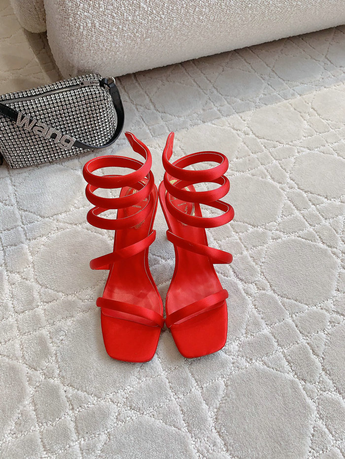 Rene Caovilla Satin Sandals WSR52208