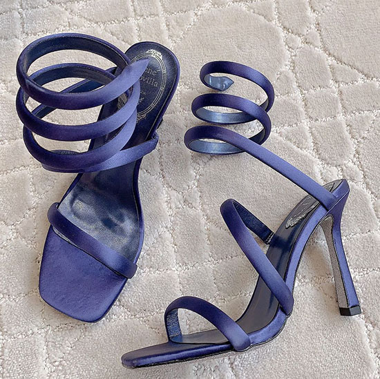 Rene Caovilla Satin Sandals WSR52211