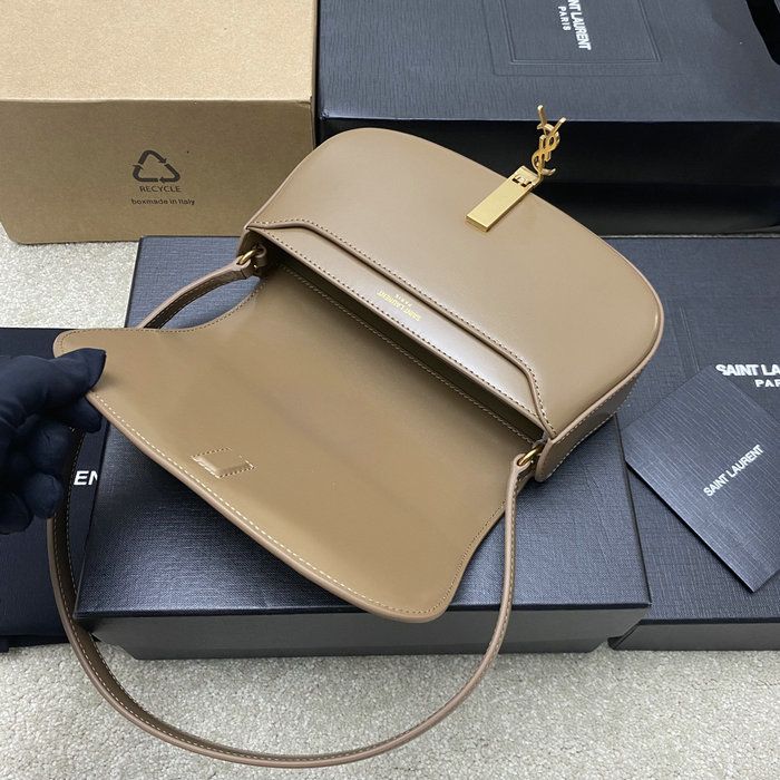 Saint Laurent Mini Voltaire Bag Brown 779642