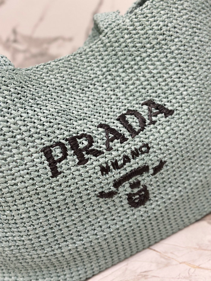 Prada Crochet Tote Bag 1BG392 Green