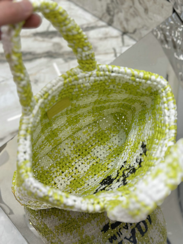 Prada Small Crochet Tote Bag 1BG422 Green