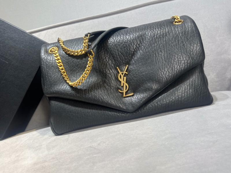 Saint Laurent Calypso Large Bag Black 777399