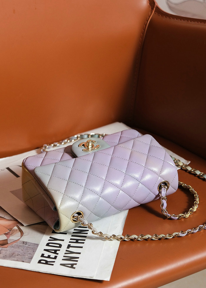 Small Chanel Lambskin Flap Bag A1116