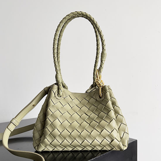 Bottega Veneta Small Andiamo Parachute Bag B796569 Travertine