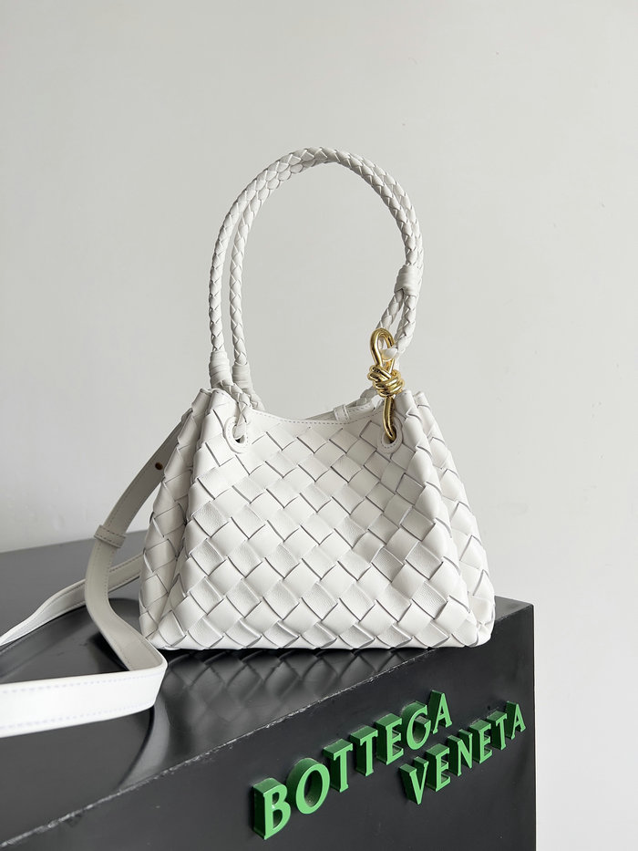 Bottega Veneta Small Andiamo Parachute Bag B796569 White