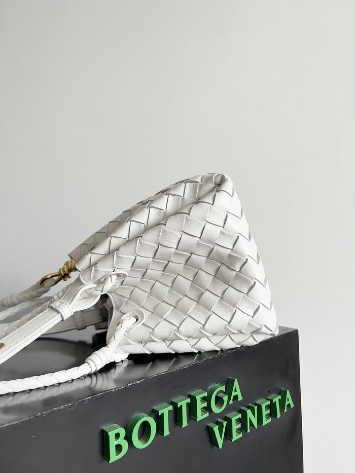 Bottega Veneta Small Andiamo Parachute Bag B796569 White