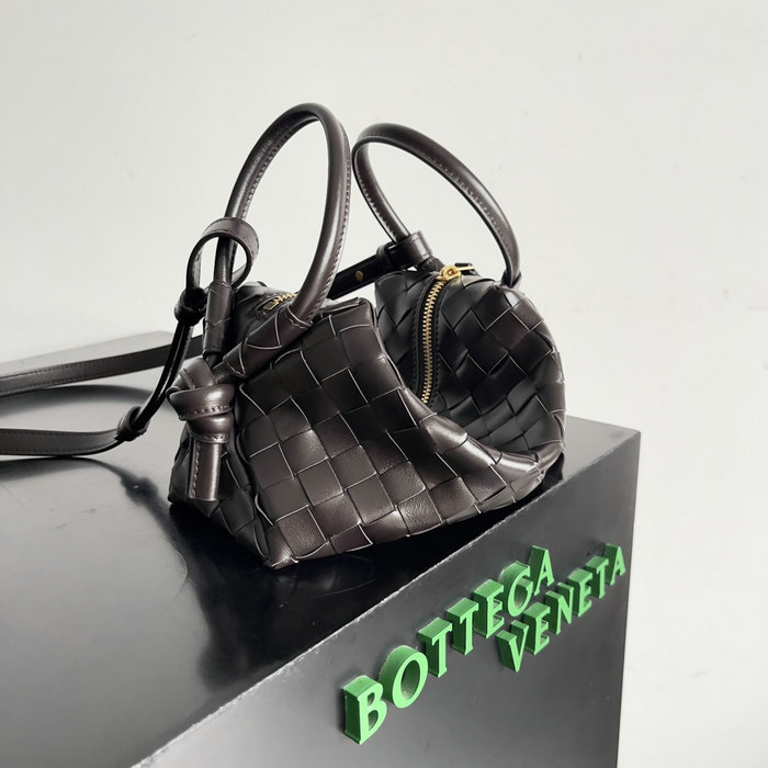 Bottega Veneta Small Avenue Loop Bag 796615 Dark Brown