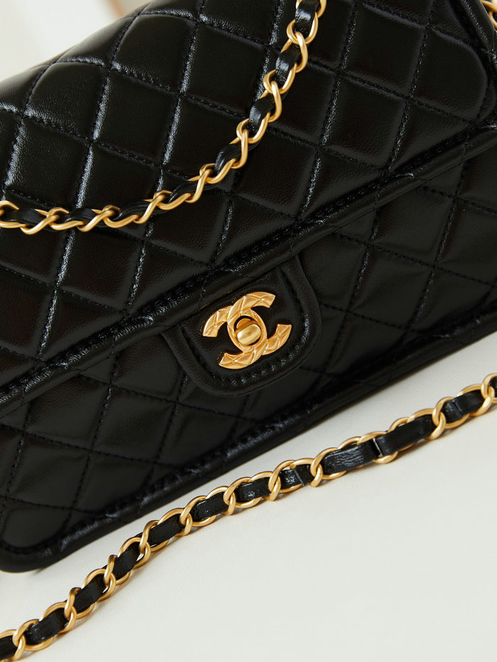 Chanel Lambskin Flap Bag AS4686 Black