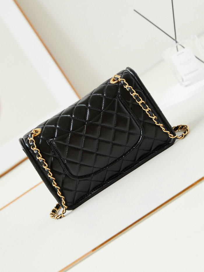 Chanel Lambskin Flap Bag AS4686 Black