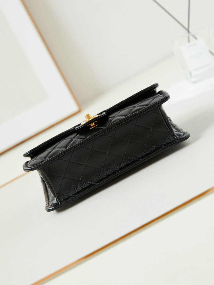 Chanel Lambskin Flap Bag AS4686 Black