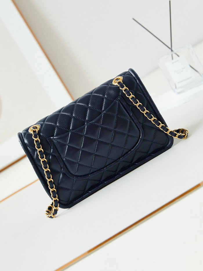 Chanel Lambskin Flap Bag AS4686 Blue