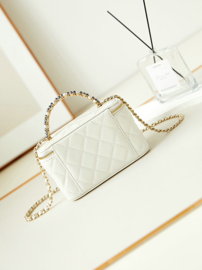 Chanel Small Vanity Case AP3804 White