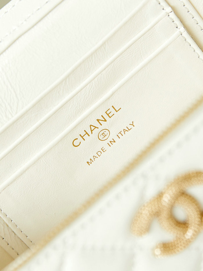 Chanel Small Vanity Case AP3804 White