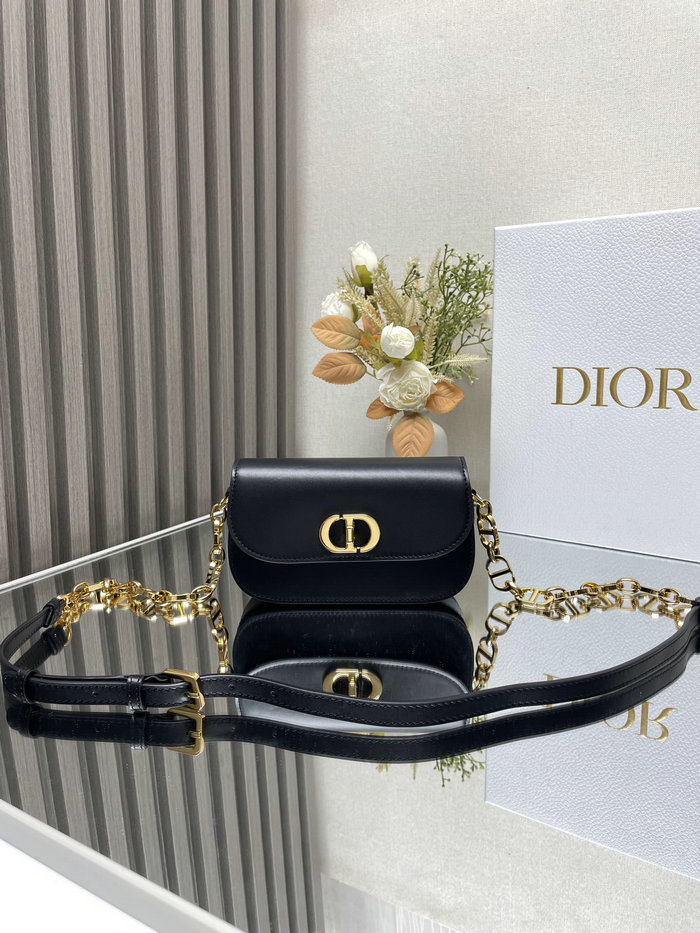 Dior Small 30 Montaigne Avenue Bag D9017 Black