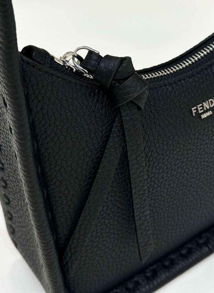 Fendi Mini Fendessence Leather Hobo Bag F80165 Black