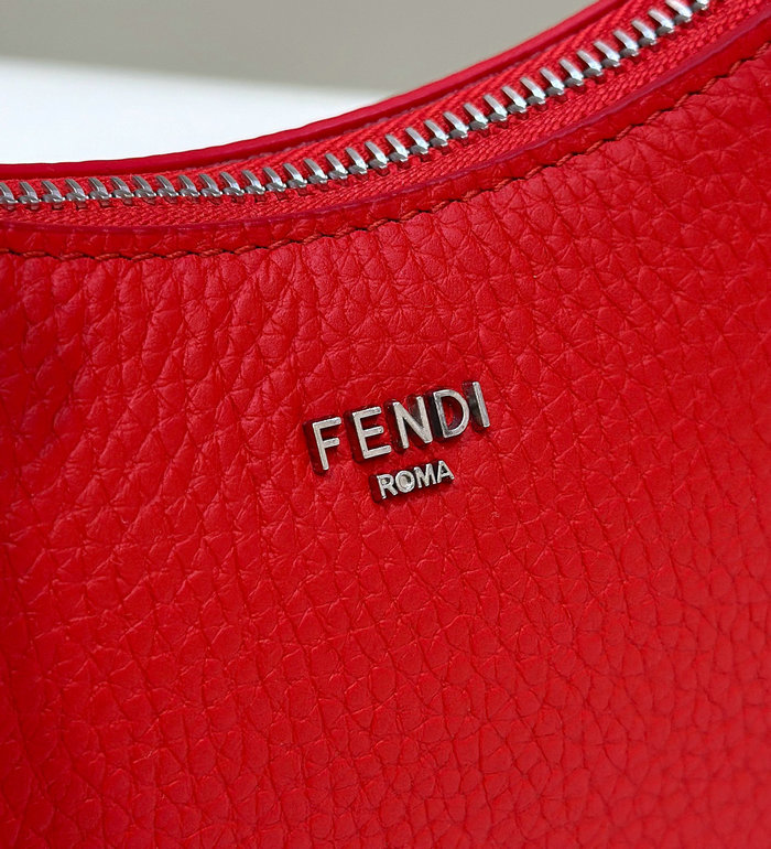 Fendi Mini Fendessence Leather Hobo Bag F80165 Red