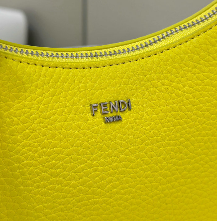 Fendi Mini Fendessence Leather Hobo Bag F80165 Yellow