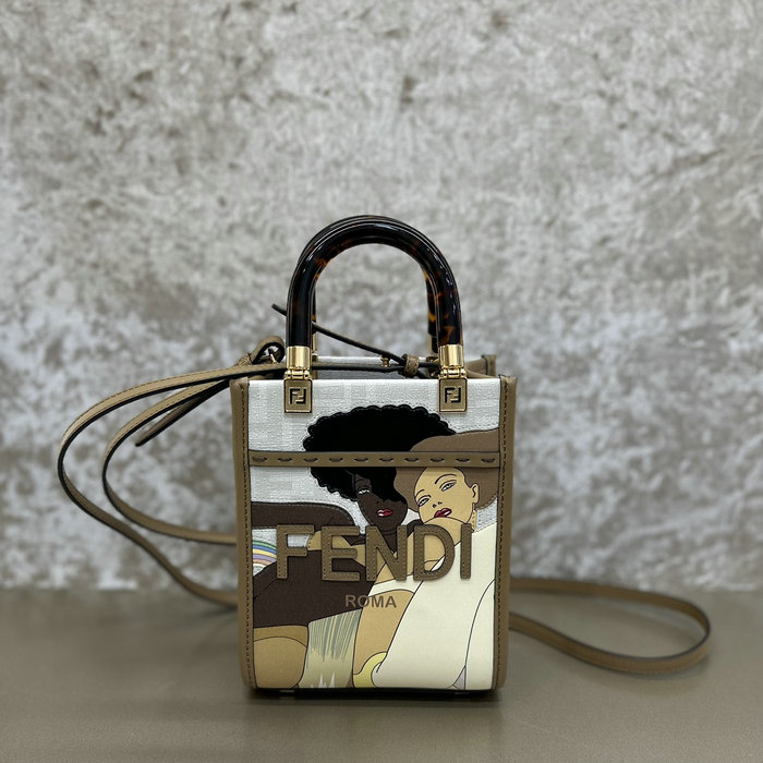 Fendi Sunshine Mini Tote Bag F05104