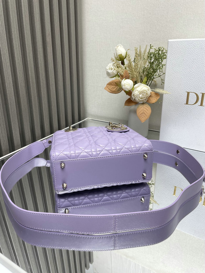 Lady Dior Lambskin Bag Puple MD0505