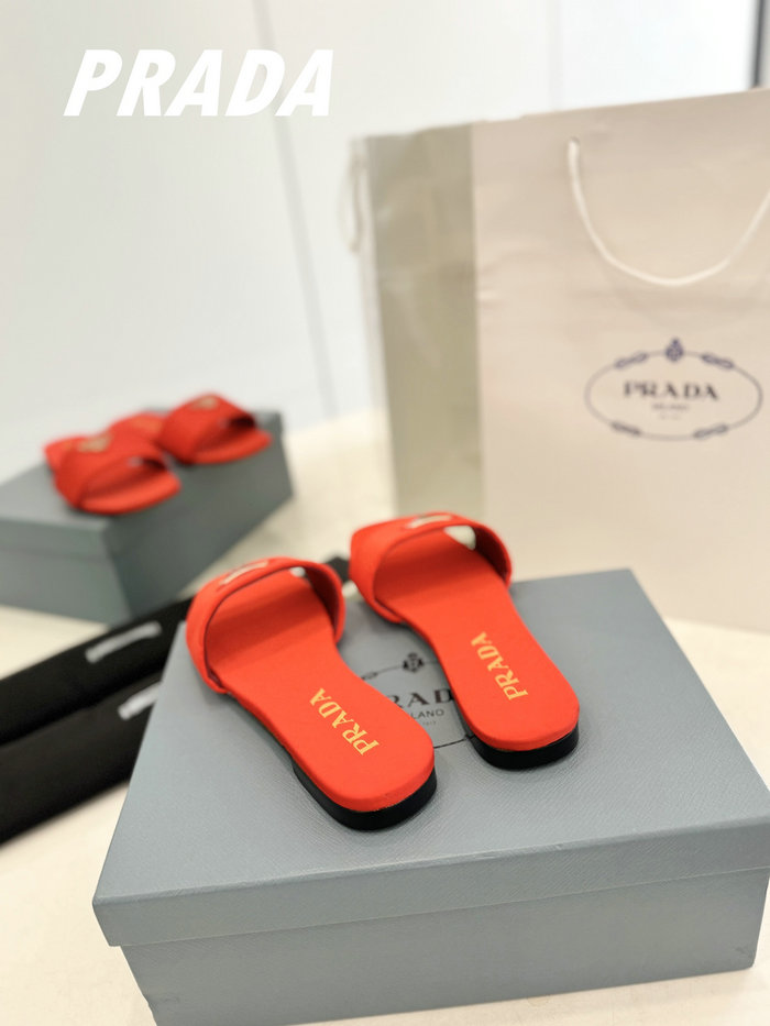 Prada Satin Slippers SPS60906