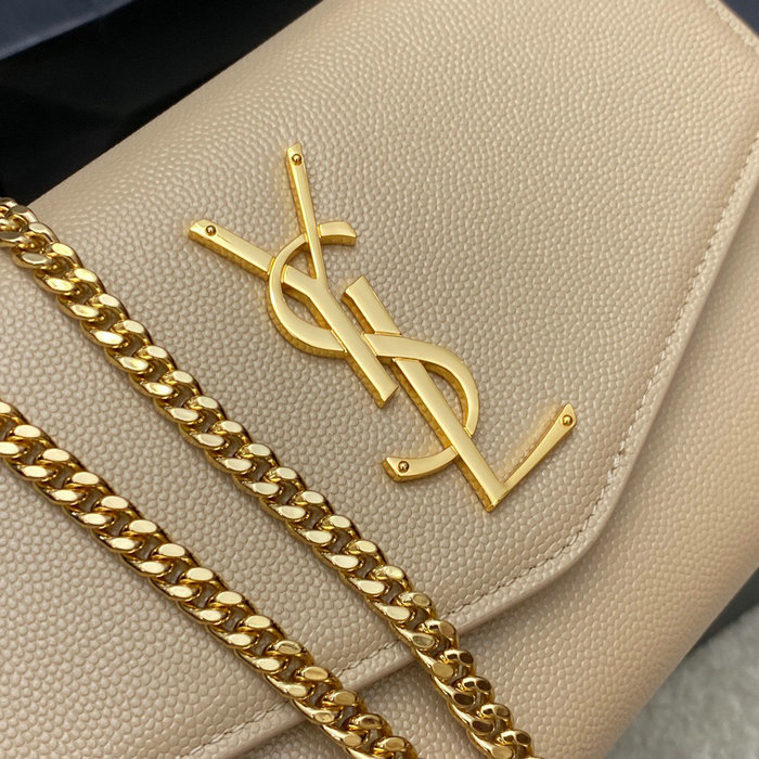 Saint Laurent Uptown Chain Wallet 607788 Beige