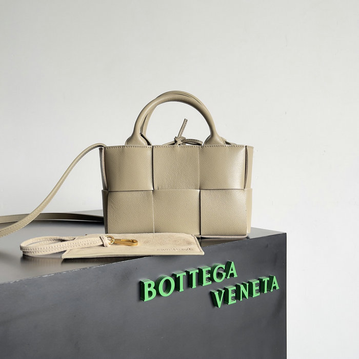 Bottega Veneta Candy Arco Tote Bag B729029 Taupe