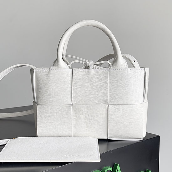 Bottega Veneta Candy Arco Tote Bag B729029 White