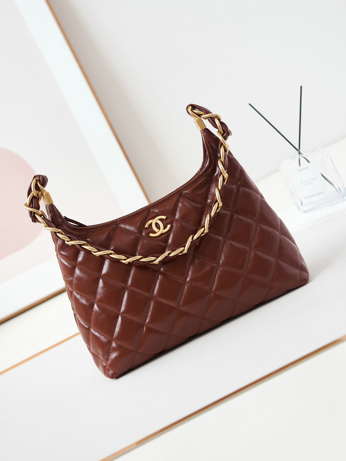 Chanel Hobo Bag AS4923 Brown