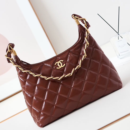 Chanel Hobo Bag AS4923 Brown