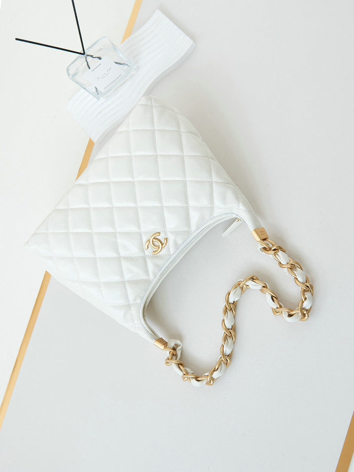 Chanel Hobo Bag AS4923 White