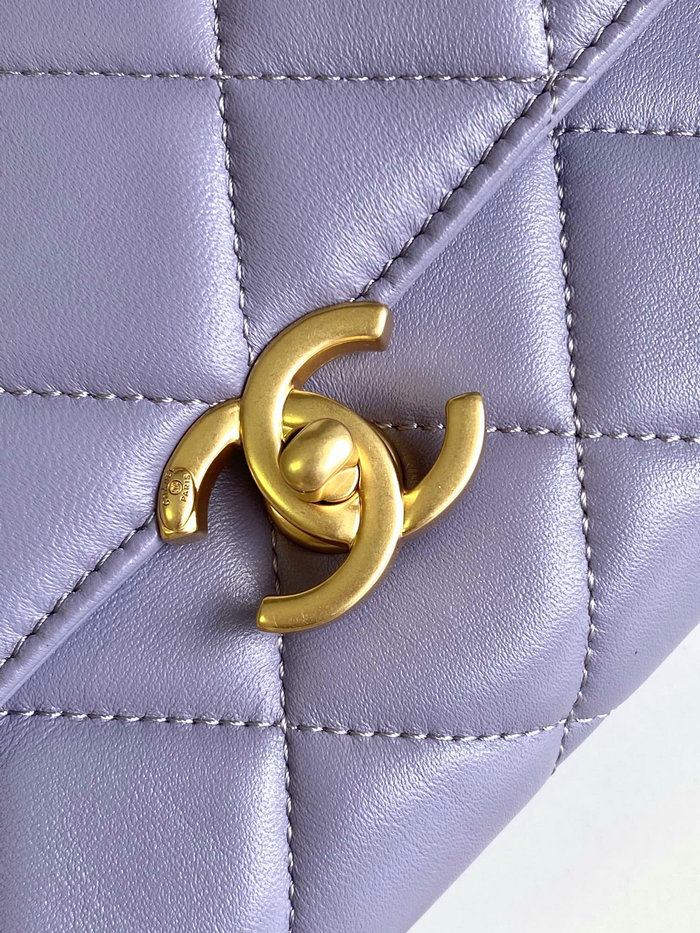 Chanel Mini Flap Bag AS4986 Purple