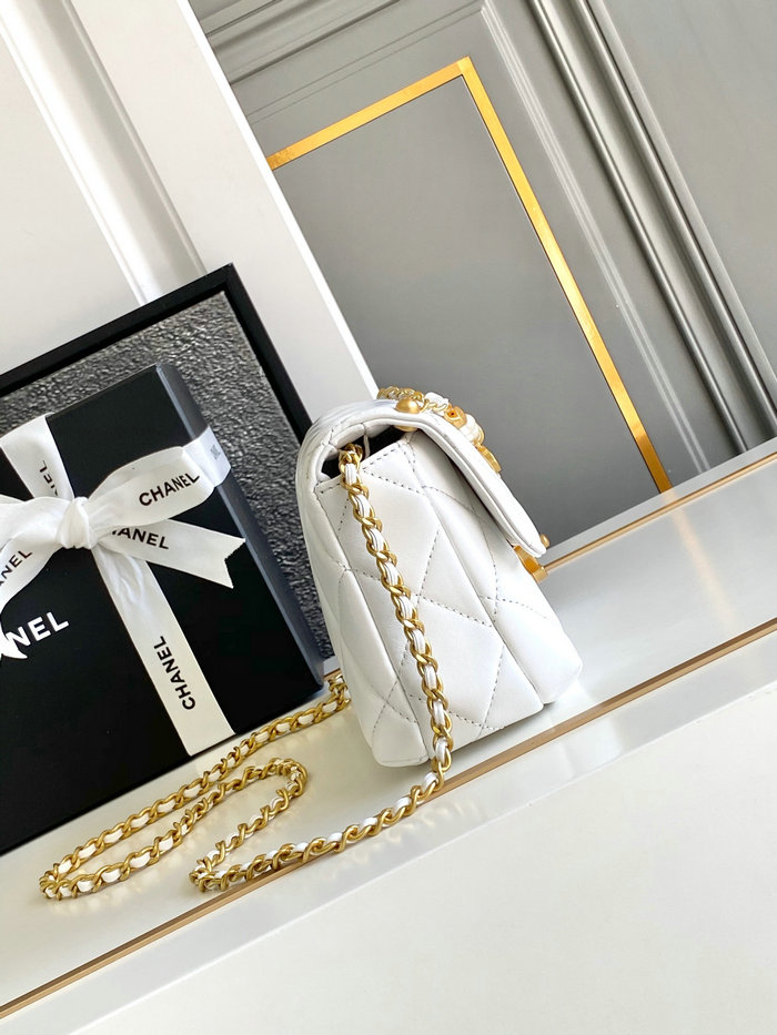 Chanel Mini Flap Bag AS4986 White