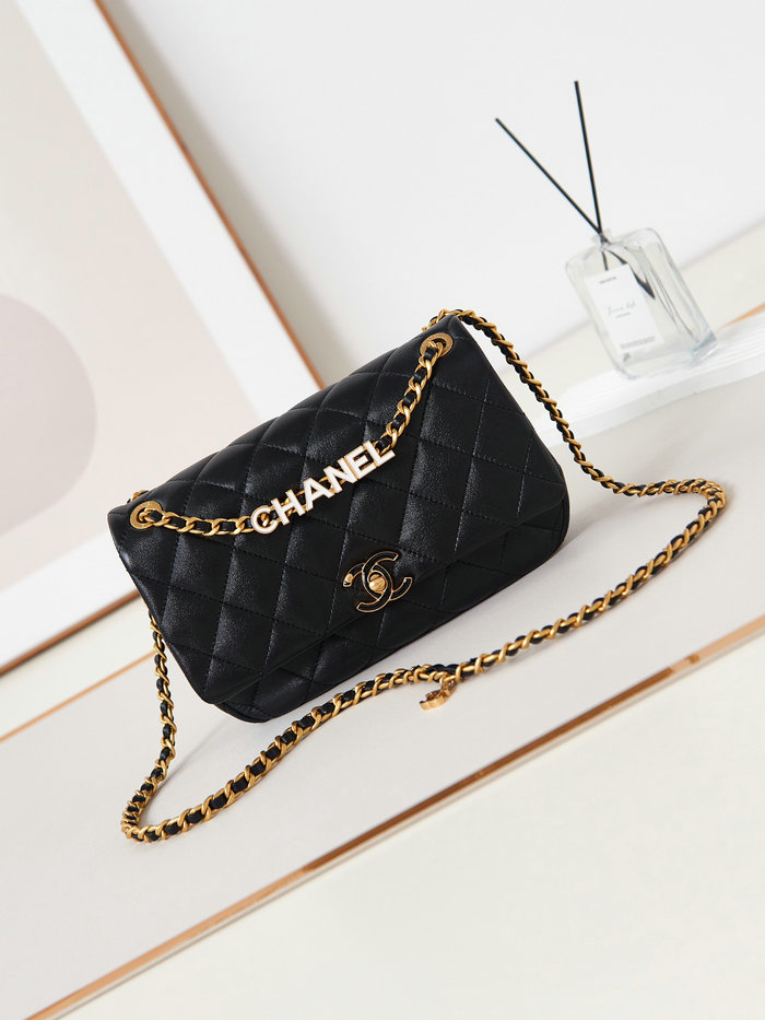 Chanel Small Flap Bag Black AS4740