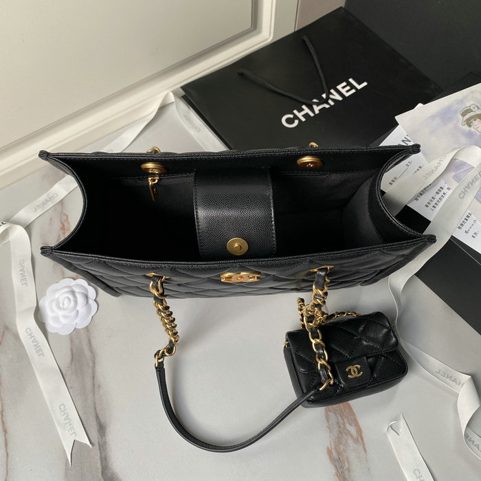 Chanel Small Tote AS4940 Black