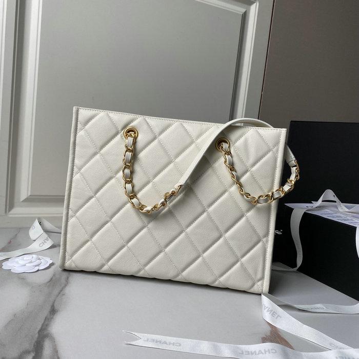 Chanel Small Tote AS4940 White