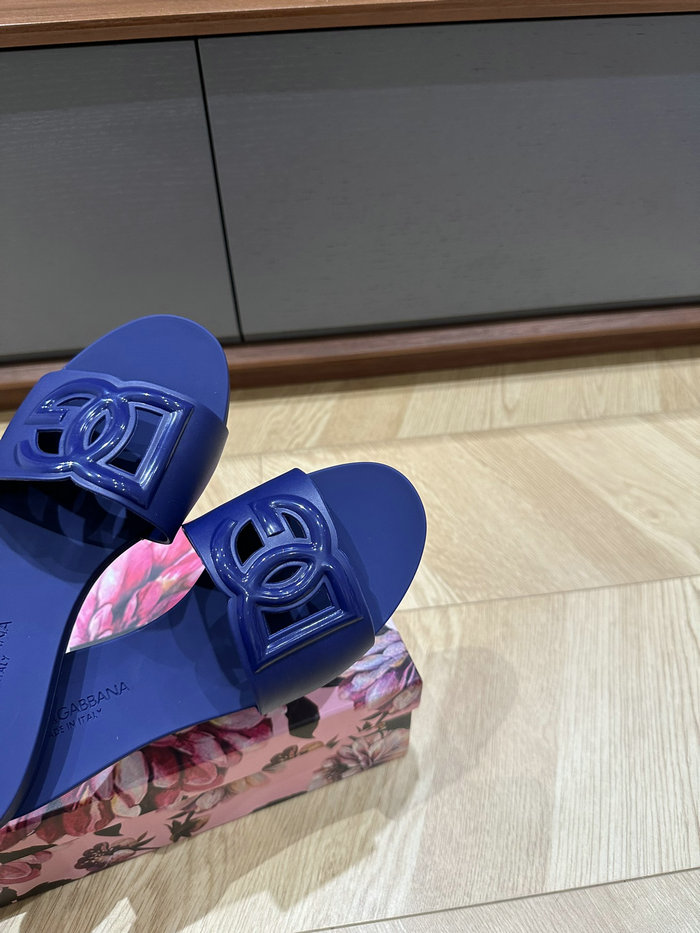 D&G Rubber Beachwear Sliders SDG62702