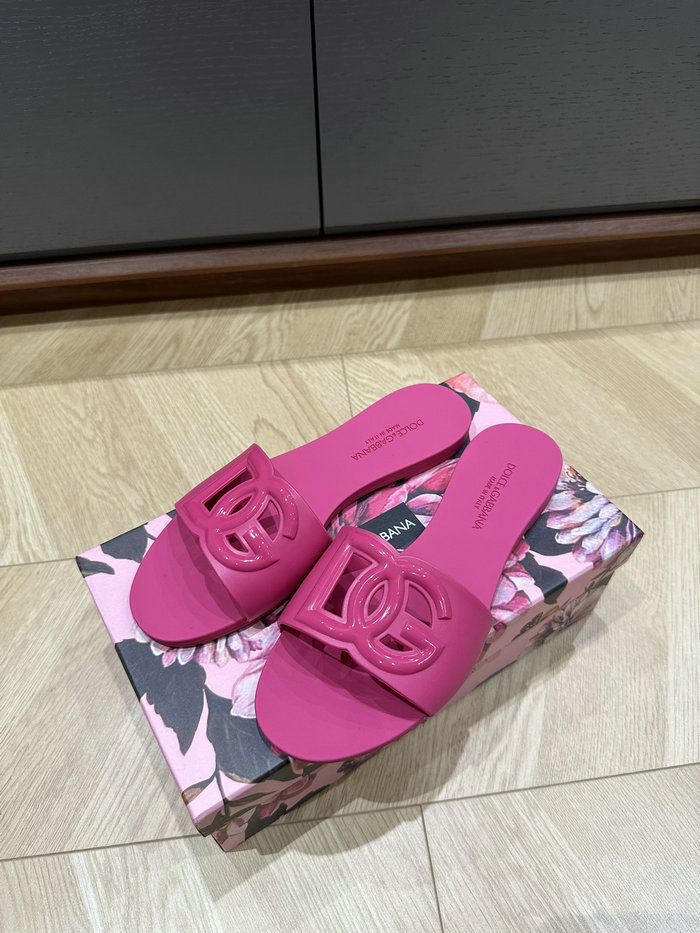 D&G Rubber Beachwear Sliders SDG62703